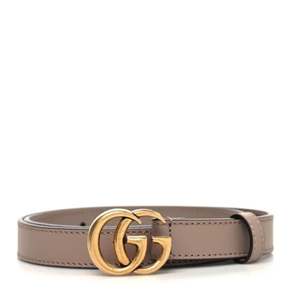 Gucci Double G Belt In Porcelain Rose - Picture 1 of 4